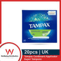 Tampax Cardboard Applicator Super Tampons 20pcs. 