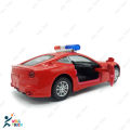 Alloy Die cast Metal 1:32 Scale Rescue Police Toy Car & Ambulance Car Mini Latest Pull & Back Car With Auto Music Gift For Children. 