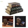Decorative Books Book Shaped Box Jewelry Storage Case, Antique Decorative Book Boxes For Home.