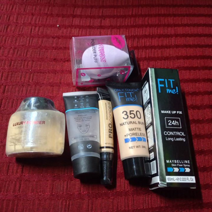 6 IN 1 MAKEUP COMBO SET WITH FULL MAKEUP COVERAGE