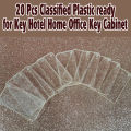 20 Pcs Classified Plastic ready for Key Hotel Home Office Key Cabinet.