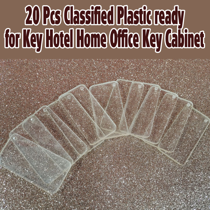 20 Pcs Classified Plastic ready for Key Hotel Home Office Key Cabinet