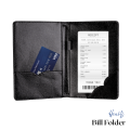 "Restaurant Bill Folder – PU Leather Check Presenter with Card & Cash Pocket" [Restaurant Bill Folder]. 