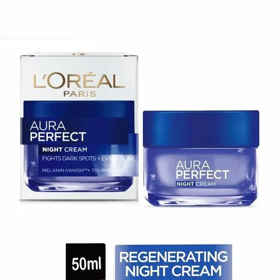 L'OREAL PARIS AURA PERFECT NIGHT CREAM 50ML