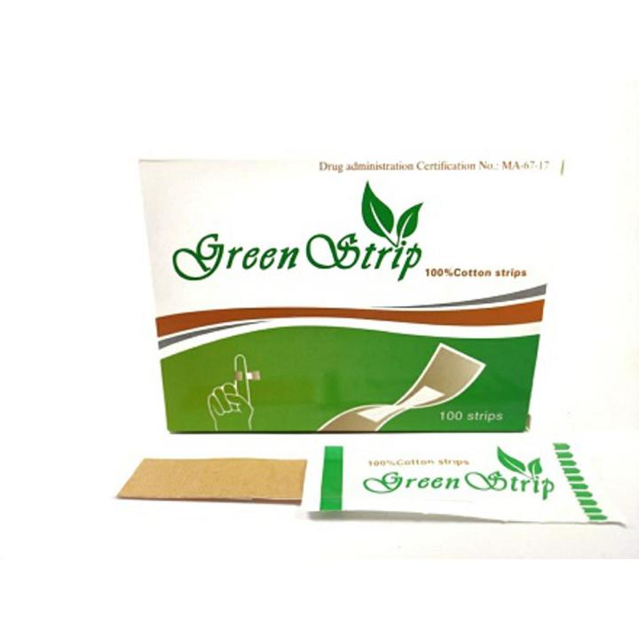 Green strip One time Bandage 100 pcs