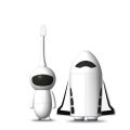 Shuning Children's Rechargeable Cartoon Astronaut Baby Soft Hair Waterproof Intelligent Sound Wave Electric Toothbrush, ages 2-6-12. 