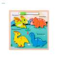 Wooden Puzzle Drawing Board Development Toy Shape Matching for 1 2 3 Years Old Boys Girl Kids.