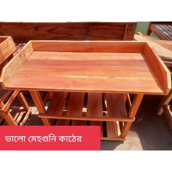 wooden gastope table