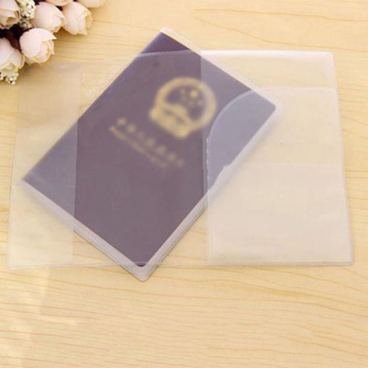 Two in One Transparent Plastic Passport Cover 3pcs | Daraz.com.bd