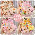 Children's Gift Set Cute Little Accessories Crown Jewelry Box Girl Storage Clip Hair Card.