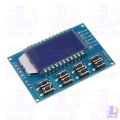 3 Channel PWM Board Module Pulse Frequency Duty Cycle Adjustable Module Signal Generator 1Hz-150Khz with LCD Display. 