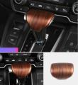 Accessories For Honda Crv 2017 2018 2019 2020 2021 Wood Grain Shift Gear Panel Car Cover Console Water Cup Holder Cover Trim. 