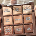 EYE Nine-Color Chocolate Eye Shadow Plate Matte Shimmer Sequins Crouching Silkworm Brightening Student Earth Tone Eyeshadow Makeup. 