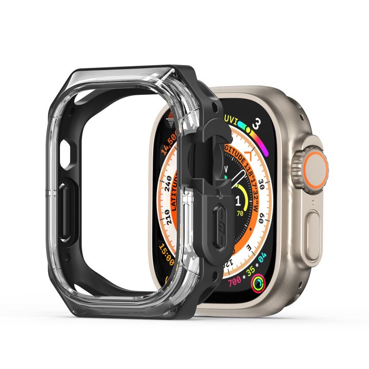 DUX%20DUCIS%20Tamo%20Series%20Hollow%20PC%20+%20TPU%20Watch%20Protective%20Case%20For%20Apple%20Watch%20Ultra%202%2049mm%20/%20Ultra%2049mm%20-%20Image%209