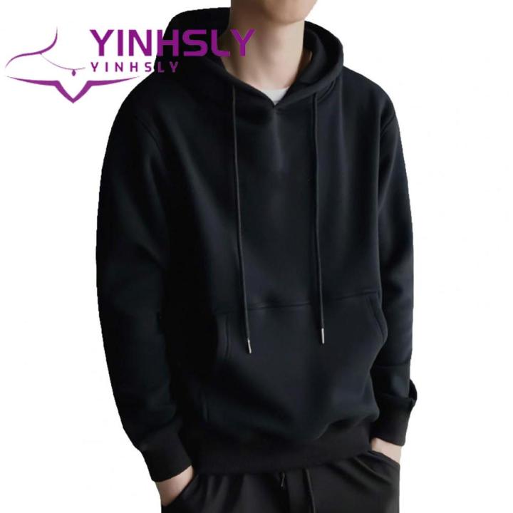 Men Sweatshirt Front Pocket Male Hooded Fleece Lined Pullover Sweatshirt Daraz .bd