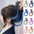 60cm Hair Extension Clip In Hairpiece Long Straight Hanging Ear Wig Clip Synthetic Hair Extensions Accessories Hairpiece Hairpin. 