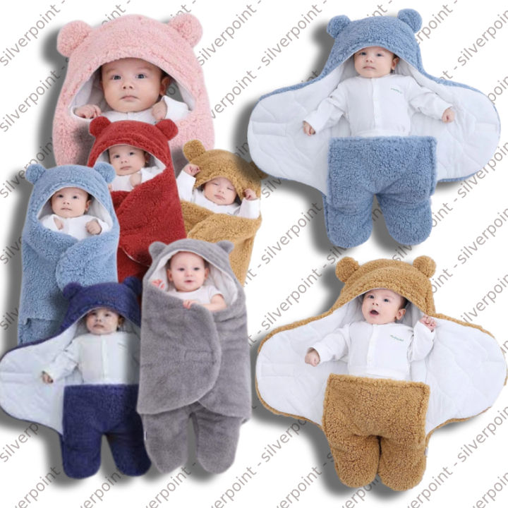 Baby soft blankets and winter protection Sleeping bag, free size 01 Year,  as per color