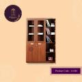 Andormahal (MDF) Stylish Book Shelf/Cupboard with 3 partition.