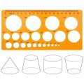 Circle Template Plastic Circle and Oval Templates Measuring Templates For Building Formwork Drawings. 