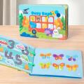 Learning Game Montessori Activity Book Paste Sticker Logical Life Ability Sorting Educational Matching Toddler For Kids Gift MuXiaRe. 