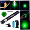 Green Laser Pointer - 10 KM Adjustable (rechargable ). 