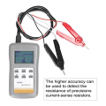 Milliohm Meter, YR2050 4-Wires Milliohm Meter Wireline Current Detecting Low Resistance Micro-Resistance Meter Tester Easy Install. 