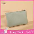 (New)Trendygirl lim Wallet Lychee Pattern Minimalit Wallet Coin Pure Money Cae.
