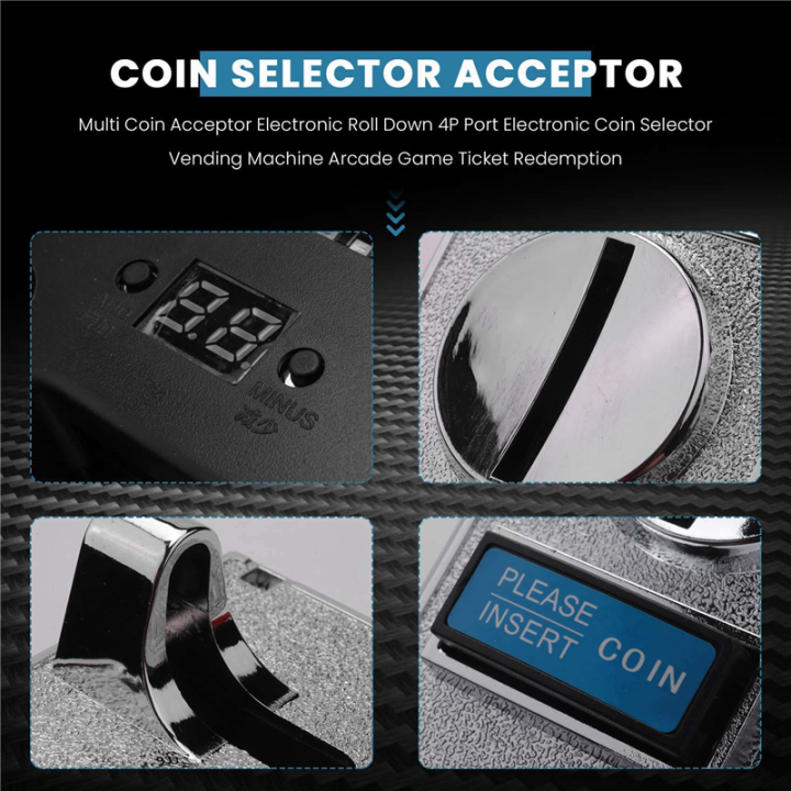 4X%20Multi%20Coin%20Acceptor%20Electronic%20Roll%20Down%204P%20Port%20Electronic%20Coin%20Selector%20Vending%20Machine%20Arcade%20Game%20Ticket%20-%20Image%208