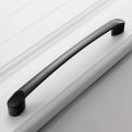 American Style Matte Black Wardrobe Door Pulls Kitchen Cabinet Handles Furniture Hardware Cupboard Knobs Drawer Pulls. 