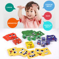 SF Kids Face Change Expression Puzzle Building Blocks Board Game Montessori Cube Table Game Toy Early Educational Toys For Children Toys Gift. 