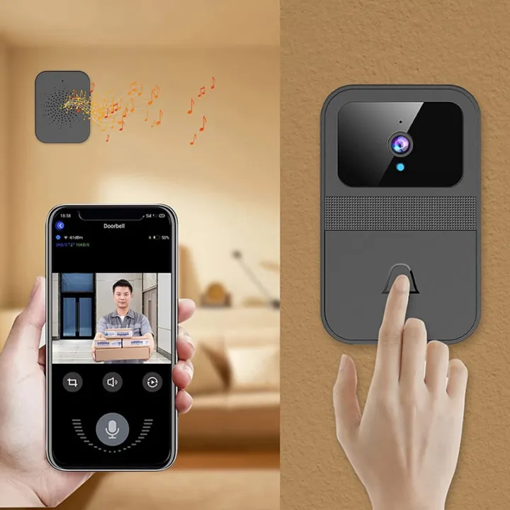 Wireless%20Doorbell%20Waterproof%20with%20Camera%20WIFI%20Video%20Doorbell%20HD%20Smart%20Night%20Vision%20Intercom%20Doorhole%20Remote%20Video%20Rechargeable%20Smart%20Doorbell%20for%20Home%20Office%20-%20Image%205