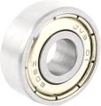 606Z 6 x 17 x 6mm HCH Metal Miniature Deep Groove Ball Bearings 5 Pcs. 