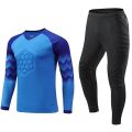 Men Goalkeeper jerseys long sleeve Rugby football shirt Goal keeper Sports Soccer Training top Shirts professional player Cloth. 