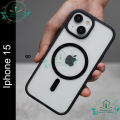 Acrylic Crystal Clear MagSafe Case for Apple IPhone 15 Clear.