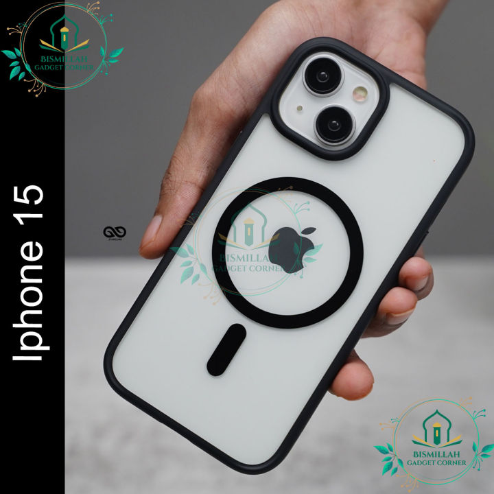Acrylic Crystal Clear MagSafe Case for Apple IPhone 15 Clear