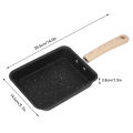 Frying Pan, Non Stick Square Japanese Omelette Pan for Breakfast. 