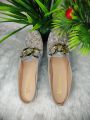 Summer new Korean version of low-heeled head metal buckle sandals half slip shoes female fashion transparent mesh half slippers. 