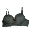 Delicate Secrets Black Lace Soft Stylish Foam Bra For Women- 01 Piece.