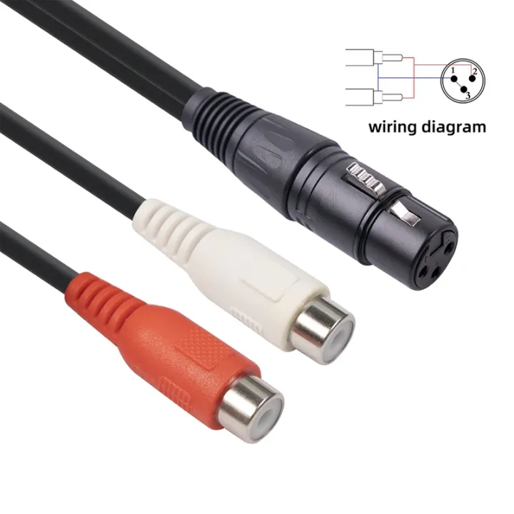 XLR%20To%20Dual%20RCA%20Cable%20XLR%20To%20RCA%20Y%20Splitter%20Cable%20-%20Image%205