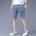 Woodpecker Ice Silk Shorts Men's Summer Thin Trendy Bermuda Shorts Loose Men's Denim Shorts Workwear Fashion. 