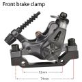 BRADOO- Bicycle Front Rear Disc Brake Caliper for XC MTB Mountain Bike Speed Clip Dual Piston Mechanical Disc Brake Set. 
