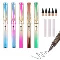 9Pcs New Technology Unlimited Writing Colorful Eternal Pencil No Ink Pen Magic Pencil Painting Supplies Novelty Gift Stationery.