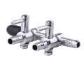 Aquarium 2 Way Shunt Stainless Steel Air Distributor. 