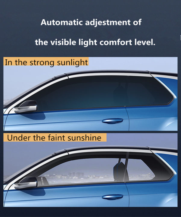 HOHOFILM Photochromic Film 45%-75% VLT Car/home Window Tint COLOR CHANGE Heat Rejection Sun Control Film Window Sticker UV Proof
