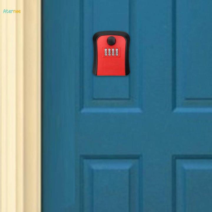 Key Storage Lock Box Combination Lock Box 4 Digit for Indoor Home Garden Garage Store