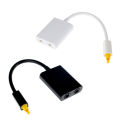 Digital Optical Audio Splitter 2 Way Audio Cable Splitter Adapter 1 Input 2 Output Optical Cable Splitter Hub For Cd Dvd. 