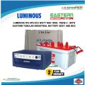 LUMINOUS IPS FOR 5 FAN 10 LIGHT FULL PACKAGE LUMINOUS 1050 WITH EASTERN 200T BATTERY. 