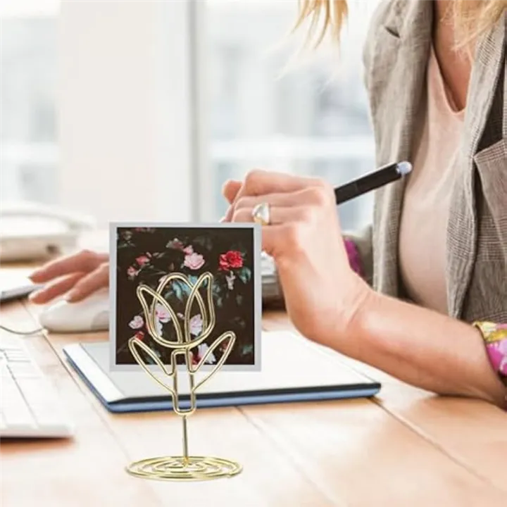 10Pcs%20Tulip%20Note%20Holder%20Metal%20Place%20Card%20Holder%20Mini%20Photo%20Holder%20Flower%20Pick%20Clips%20Place%20Card%20Stand%20Menu%20Memo%20Clips%20-%20Image%207