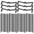 100 Pieces of Plastic Pegboard Hook Lock Pegboard Display Hook Rack.