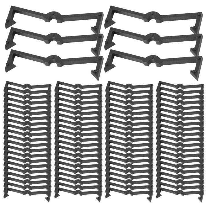 100 Pieces of Plastic Pegboard Hook Lock Pegboard Display Hook Rack